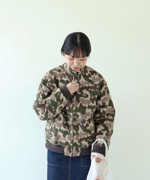 PAR ICI（パーリッシィ） ブルゾン アウター 迷彩ジャカード