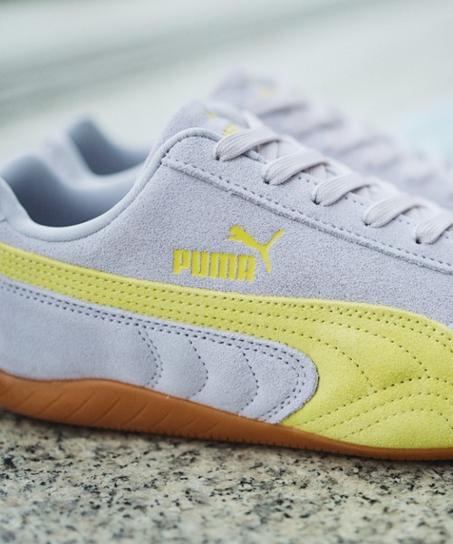 PUMA グレー/イエロー PUMA（プーマ） スニーカー SPEEDCAT OG 398846-51 メンズ レディース