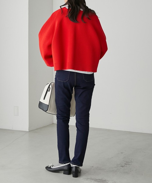 「BONLECILL」 デニムパンツ L ブラック レディース