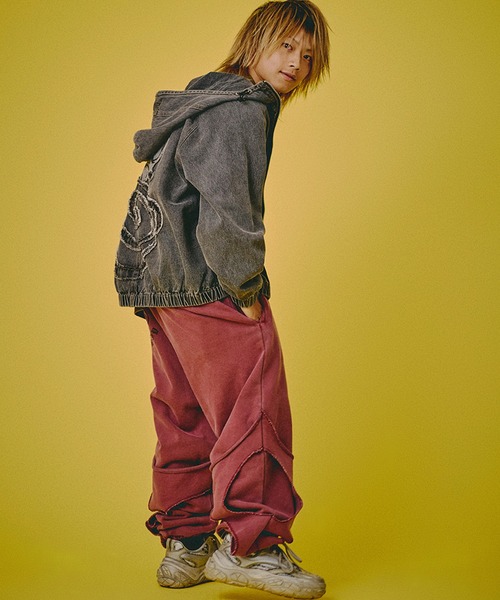 GALFY（ガルフィー） ワイドパンツ スウェットパンツ ジャージ 「GALFY