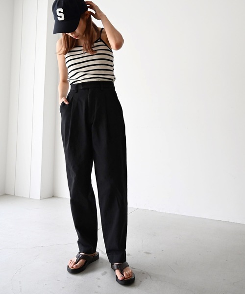 「CANAL JEAN」 チノパンツ 38 クリーム レディース