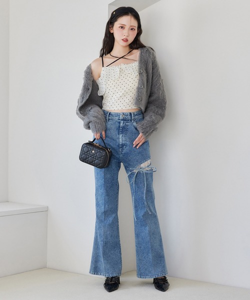 one after another NICE CLAUP キャミソール 「再入荷」フリル