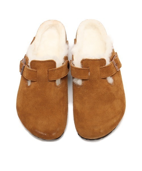 「BIRKENSTOCK」 フラットサンダル 25.0cm ブラウン レディース_画像3