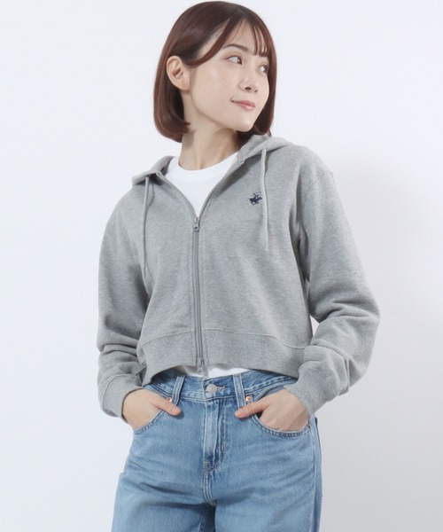 ポロ ロゴ刺繍 グレー パーカー POLO RALPH LAUREN（ポロ・ラルフローレン） ポロ ラルフローレン