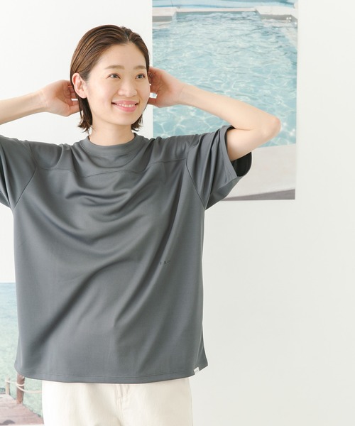 「EKAL」 半袖Tシャツ FREE チャコールグレー レディース_画像9