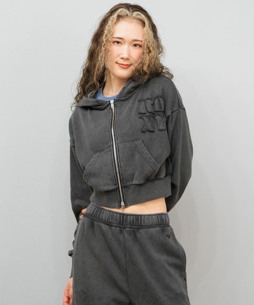 ROXY（ロキシー） パーカー ジップアップパーカー ショート丈