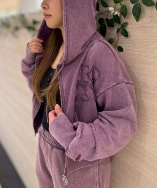 ROXY（ロキシー） パーカー ジップアップパーカー ショート丈