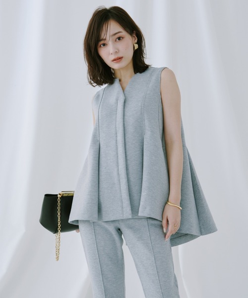 anuans ホワイトmサイズ anuans（アニュアンス） ベスト FREE ホワイト レディース : ZOZOTOWN