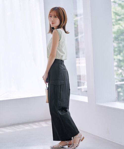 COHINA（コヒナ） カーゴパンツ ワイドストレートカーゴパンツ 「低