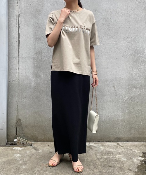 「COLLAGE GALLARDAGALANTE」 半袖Tシャツ FREE ホワイト レディース_画像2