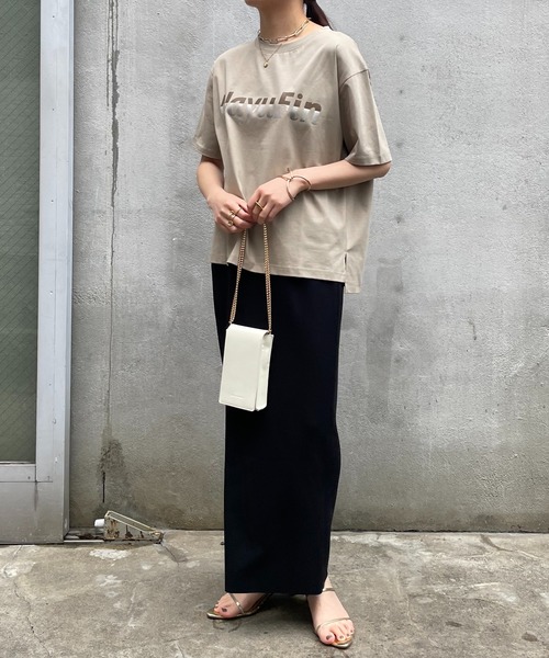 「COLLAGE GALLARDAGALANTE」 半袖Tシャツ FREE ホワイト レディース_画像3