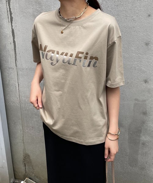 「COLLAGE GALLARDAGALANTE」 半袖Tシャツ FREE ホワイト レディース_画像9