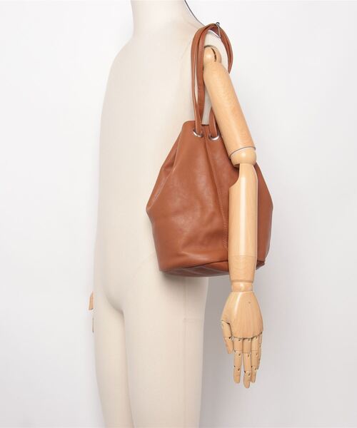 BICASH（ビカーシ） ショルダーバッグ レザーミニ巾着バッグ(B847