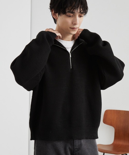 BRIEFING（ブリーフィング） 長袖ニット M ブラック メンズ : ZOZOTOWN