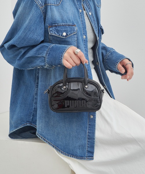 PUMA（プーマ） ショルダーバッグ バッグ エナメル ミニショルダー