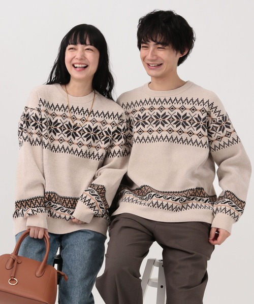 GLOBAL WORK（グローバルワーク） セーター ニット やわらかリッチ