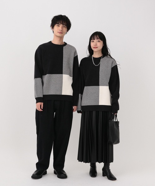 GLOBAL WORK（グローバルワーク） セーター ニット やわらかリッチ