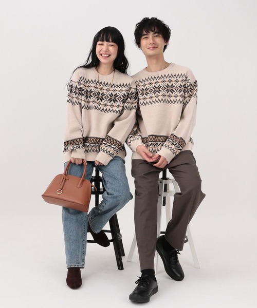 GLOBAL WORK（グローバルワーク） セーター ニット やわらかリッチ