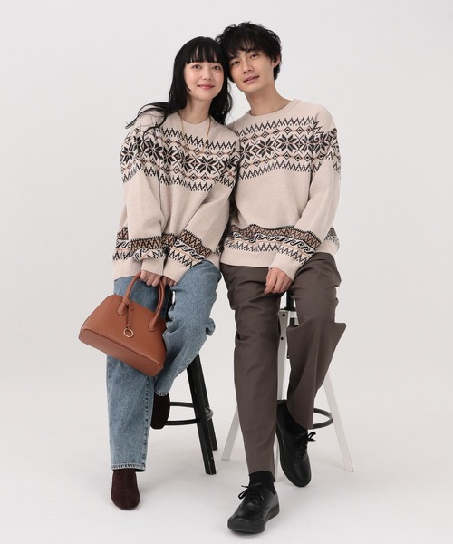 GLOBAL WORK（グローバルワーク） セーター ニット やわらかリッチ