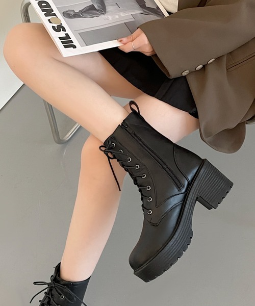 「Shoes in Closet」 ショートブーツ S アイボリー レディース_画像6