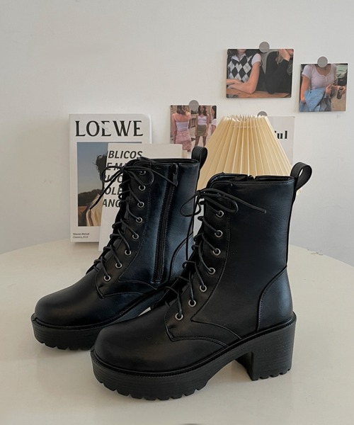 「Shoes in Closet」 ショートブーツ S アイボリー レディース_画像7