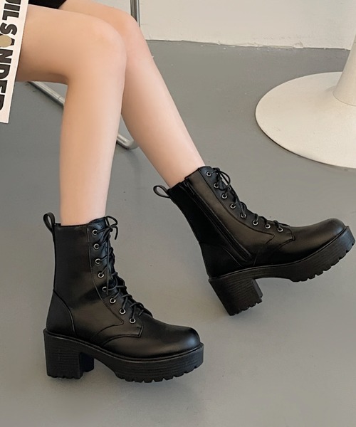 「Shoes in Closet」 ショートブーツ S アイボリー レディース_画像8