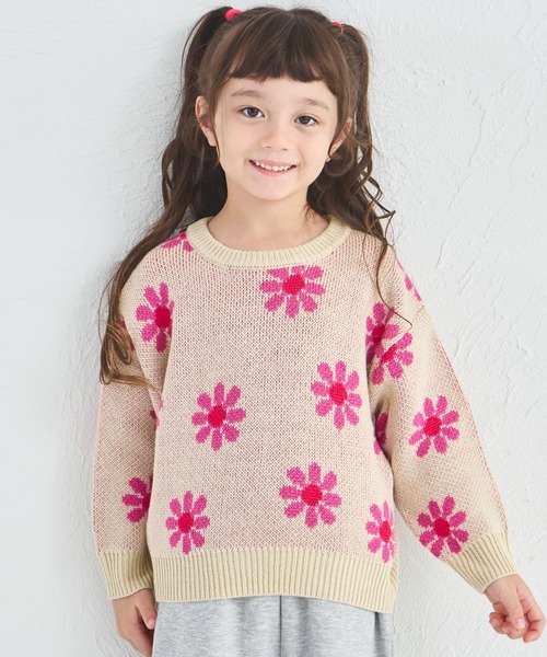 pairmanon（ペアマノン） ニット セーター ユニセックス フラワー