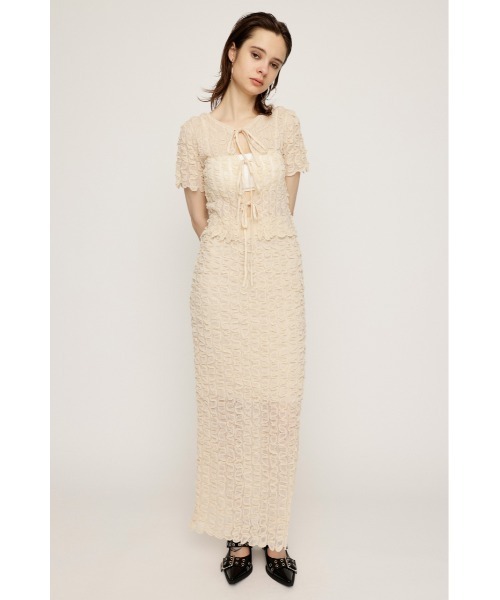 「SLY」 半袖ニット FREE アイボリー レディース_画像4