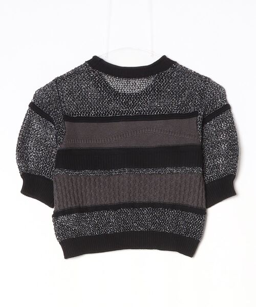 「MURUA」 半袖ニット FREE ブラック レディース_画像2