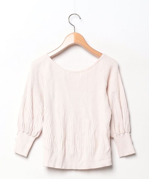 「JILL by JILL STUART」 7分袖ニット FREE ピンク レディース_画像2