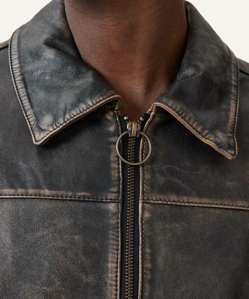 革ジャン ライダース ALLSAINTS ALKAN JACKET メンズの画像