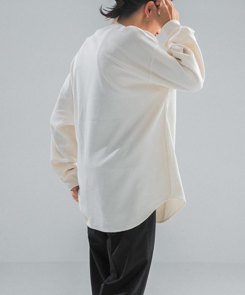 新品同様 ダイワピア39 ロンT ホワイト　M DAIWA PIER39 (ダイワピア39) TECH DRAWSTRING L/S TEE / テックドロー