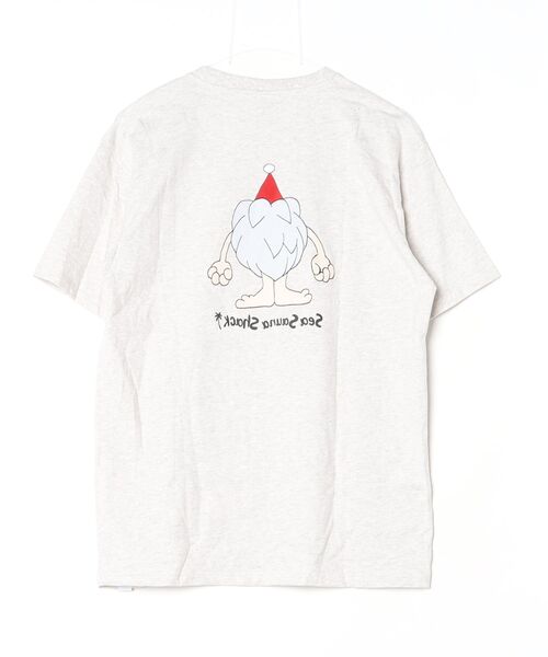 「INHERIT」 半袖Tシャツ「sea sauna shackコラボ」 L グレー メンズ_画像2