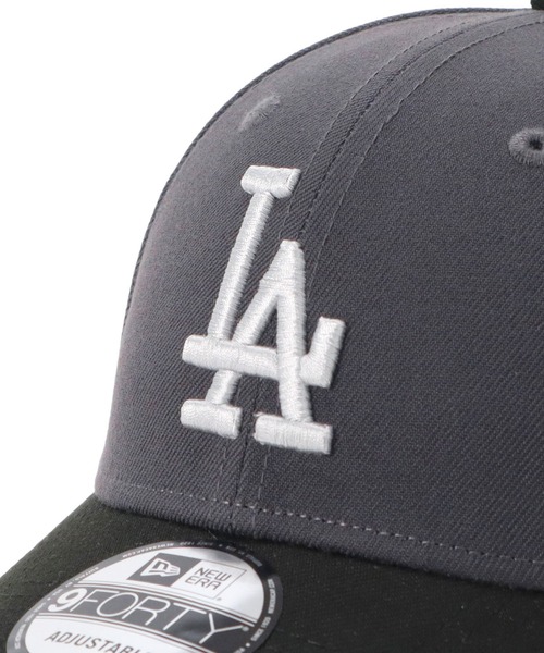 ツバ裏グレー New Era 1/2 Cap ニューエラ ドジャース キャップ NEW ERA（ニューエラ） ドジャース キャップ 帽子 紫外線カット