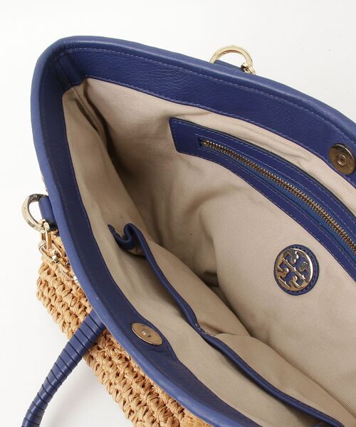 【新品】値下 トリーバーチTORY BURCH 23.5cmネイビー TORY BURCH（トリーバーチ） トートバッグ - ネイビー レディース