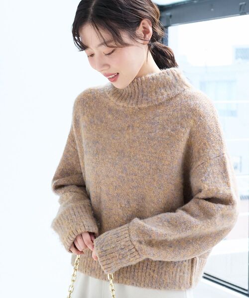 le.coeur blanc（ルクールブラン） ニット セーター ミックスカラー