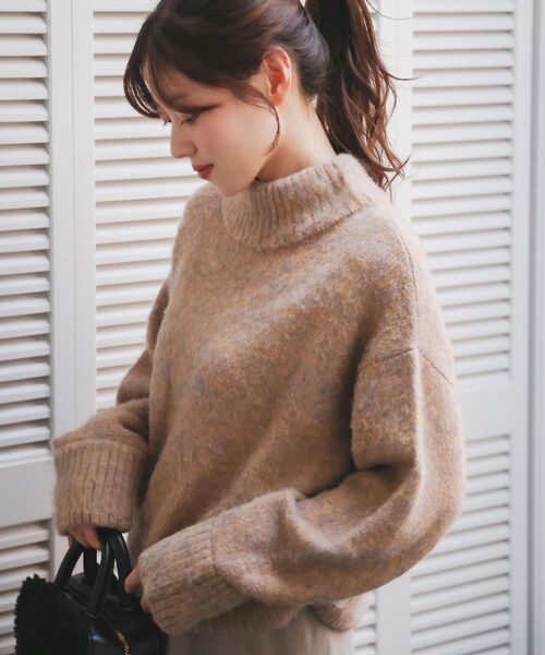 le.coeur blanc（ルクールブラン） ニット セーター ミックスカラー