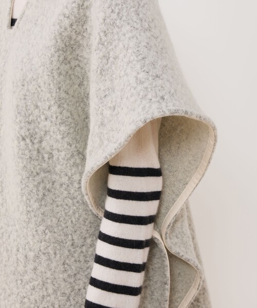 GALERIE VIE（ギャルリー ヴィー） ポンチョ シープジャージー