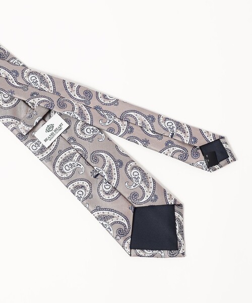 【超美品】BEAMS HEART 23SS スリーピース L ネクタイ付 BEAMS HEART（ビームス ハート） ネクタイ シルク ペイズリー ネクタイ
