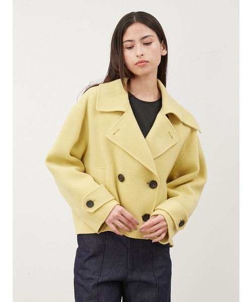 Mila Owen（ミラオーウェン） ピーコート 1 イエロー レディース