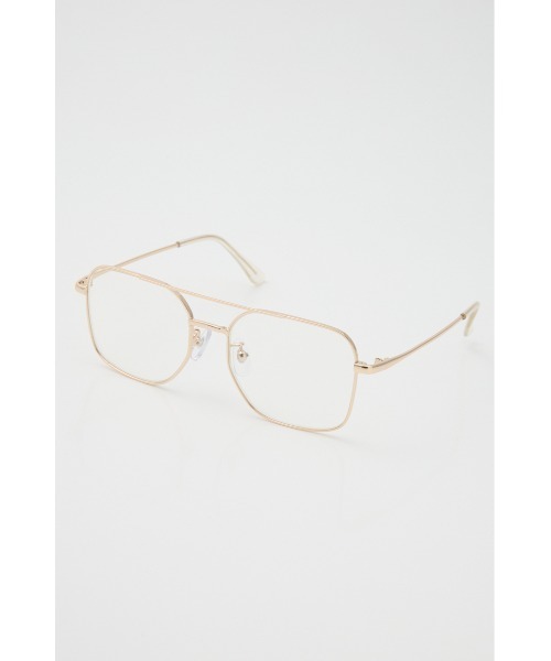 SLY（スライ） 伊達メガネ メガネ 眼鏡 「2026SS新作」SQUARE METAL