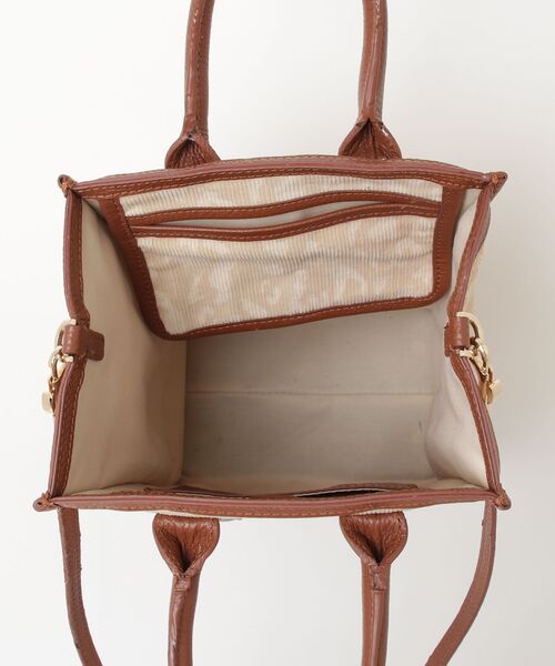 「LE VERNIS」 レオパード2WAYバッグ - ブラウン レディース_画像4