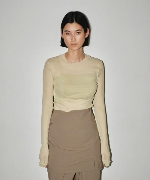 「TODAYFUL」 長袖カットソー FREE グレー レディース_画像4