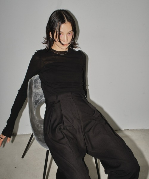 「TODAYFUL」 長袖カットソー FREE グレー レディース_画像5