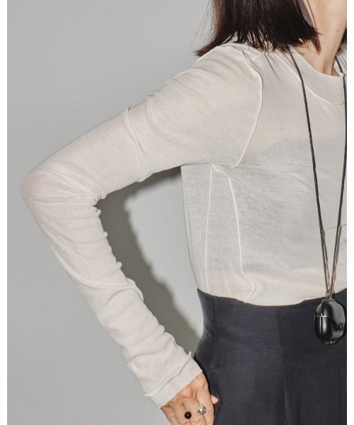 「TODAYFUL」 長袖カットソー FREE グレー レディース_画像8