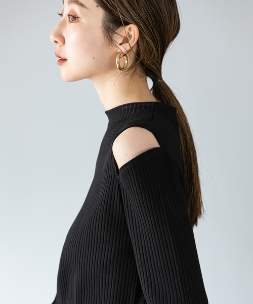 「NOBLE」 7分袖ワンピース FREE ベージュ レディース_画像2