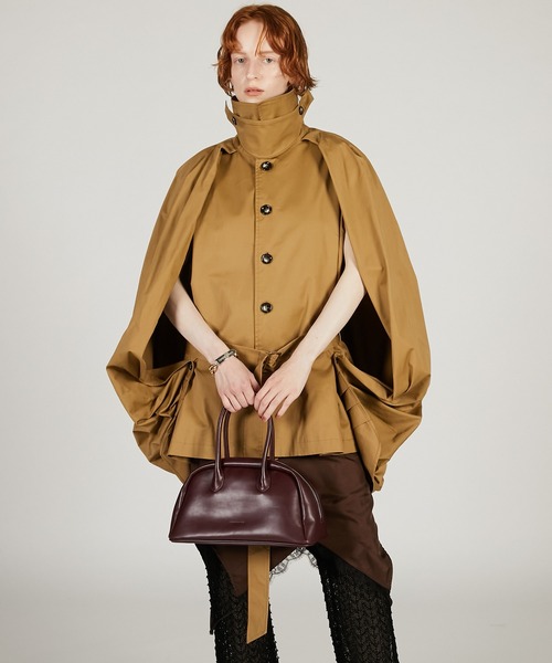コート アウター ドレープコート / Balloon Shaped Sleeveless Coat レディース