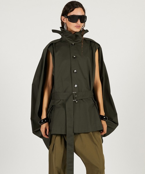 コート アウター ドレープコート / Balloon Shaped Sleeveless Coat レディース_7