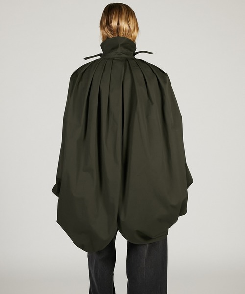 コート アウター ドレープコート / Balloon Shaped Sleeveless Coat レディース_12