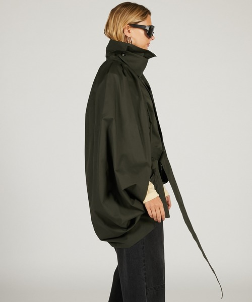 コート アウター ドレープコート / Balloon Shaped Sleeveless Coat レディース_13